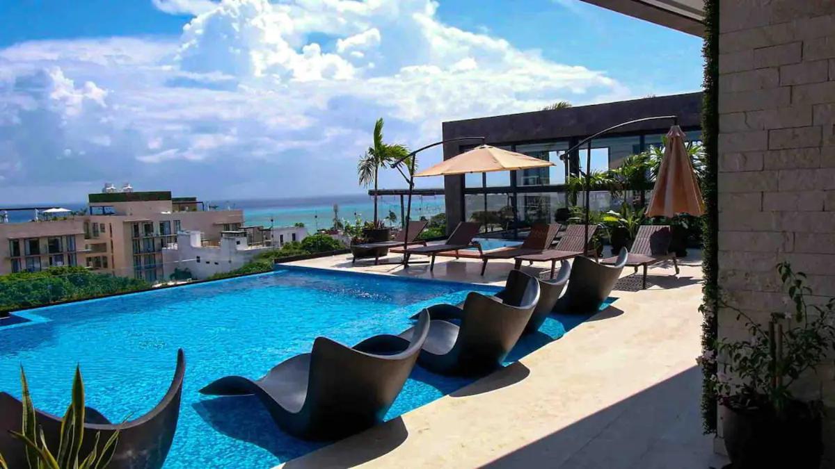 Stayon5A.Av.Penthouse With Privatepool Freeparking Playa del Carmen Buitenkant foto