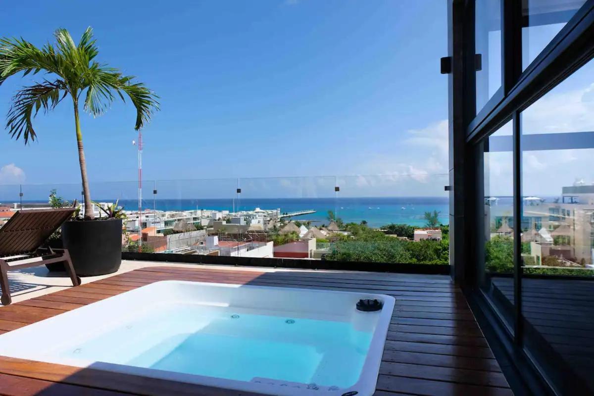 Stayon5A.Av.Penthouse With Privatepool Freeparking Playa del Carmen Buitenkant foto